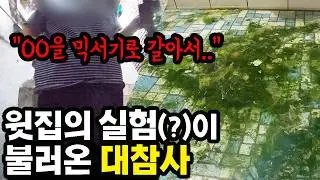 김장 배추를 믹서에 갈아 하수구에 버리면… 이렇게 됩니다 (#성남시 수정구 하수구청소업체)