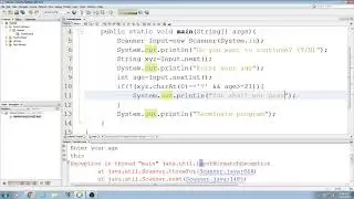 Novice Java Tutorial with Apache NetBeans 11.0: 28 ! NOT Operator Interactive example