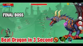 Troll Beat Final Boss The Archers 2 Level 300 Dragon in 3 second