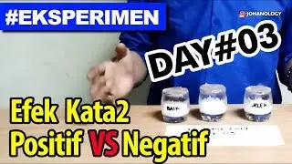 Eksperimen kata-kata positif / negatif | #Hari03