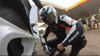 BMW S1000rr knee downs at old road