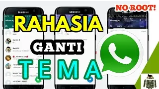 Rahasia Cara Mengubah Warna Tampilan Whatsapp (Tanpa ROOT/Tanpa MOD)