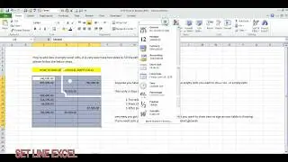 HOW TO PUT ZERO IN EMPTY CELL IN EXCEL
