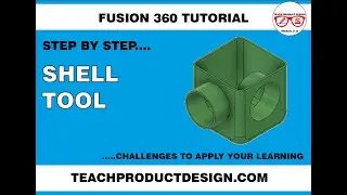 FUSION 360 HOW and WHEN to use the SHELL tool...... Simple step by step. Free models.