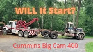 WILL IT START!? 84 Diamond Reo Giant. Cummins!