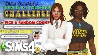 Townies of the World X Bustin' Out CAS Challenge in the Sims 4