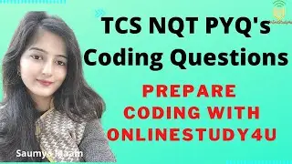 TCS NQT 2021 Important Coding Questions and Answers | Mock test Coding Questions