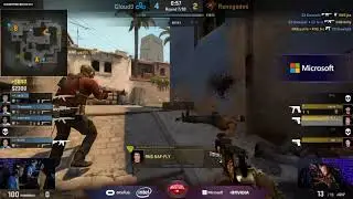 Crowd gives away stewies position.