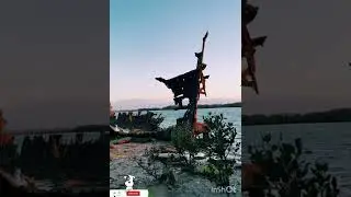 Place for horror movies 👹#ship #graveyard #scary #weird #compilation
