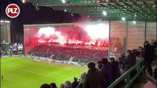 RANGERS FANS PYRO | Gers fans pyro display ahead of Scottish Premiership clash with Hibs