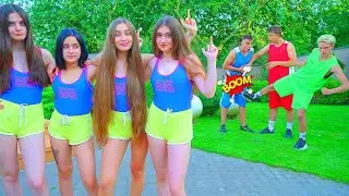 türkçe vlog: Kampta büyük öfke! Diana ve kızlar erkeklere karşı!