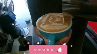 Cappucino Art || How To Make Gorilla || Last Day using coffe machine LA CIMBALI