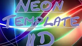 Adobe After Effects 2D Neon Template