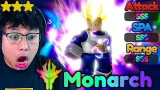 MONARCH VEGETA SUPER (AWAKENED) MAX STATS SHOWCASE - Anime Vanguards
