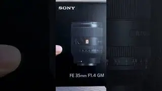 Sony FE 35mm F1.4 GM Unboxing