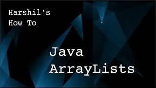 1.14 ArrayLists in Java