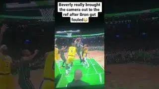 Beverly got a Tech for bringing the camera to the ref😳 