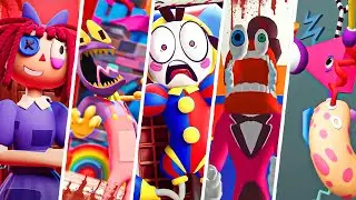 *NEW* THE AMAZING DIGITAL CIRCUS GAME! || Color Monster Challenge 3D [ALL Chapters] + ALL Jumpscares