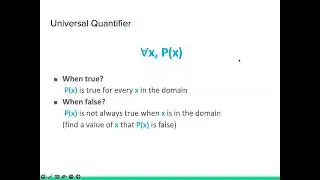 4 - Universal Quantification