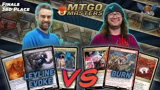 Leyline Evoke vs Burn | MTG Modern | MTGO Masters | Finals | 3rd Place