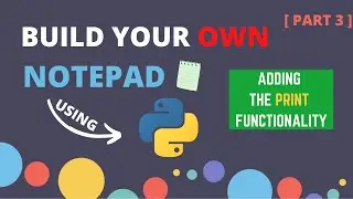 Build your NOTEPAD using python || PyQt5 || PyQt5 tutorial || Python //(Part 3)\\