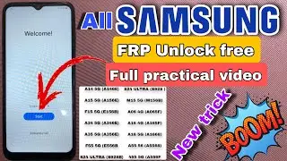 All samsung FRP BYPASS android 14/15 new trick || Samsung A14 5G FRP Unlock ||