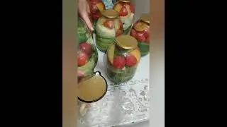 Овощное ассорти на зиму! Огород на зиму.