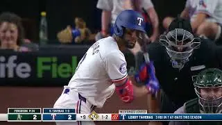 Leody Taveras Walkoff Vs Athletics