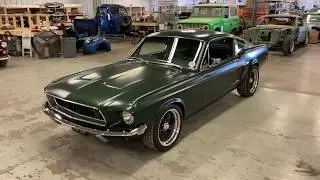 All new 1968 Bullitt Mustang build
