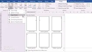 Numérotation des pages d'un document Word en détails ou à partir d'une page #Word + pieds et en-tête