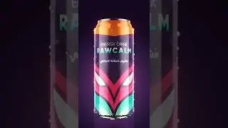3D Energy Drink Can animation #shorts #animation #3d #energydrink #graphics #illustrator #render