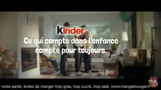 Kinder "ce qui compte dans l'enfance compte pour toujours" pub 45s