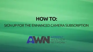 HOW TO: Sign Up For Camera Subscription (PC Version)