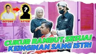 CUKUR RAMBUT DIATUR ISTRI AUTO JADI TAMPAN MAKSIMAL😎