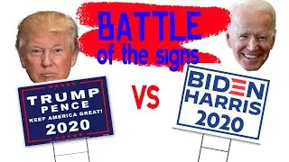 Michigan Trump vs Biden 2020 | Sign Competition