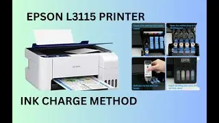 Ink charging in Epson L3115 inkject printer