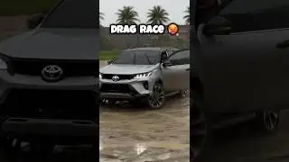 Thar V/S Fortuner Legender Drag Racing 😎