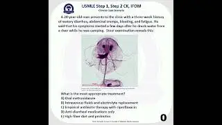 Infectious diseases - Giardiasis - USMLE and IFOM