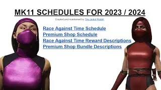 The Premium Shop & Race Against Time Schedules for 2023 / 2024