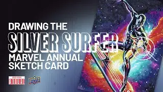 Cosmic Showcase! | Silver Surfer Artist Proof Sketch Card - Upper Deck Marvel Annual 23-24