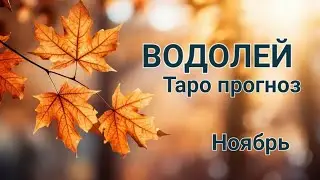 ВОДОЛЕЙ 🌈 Таро прогноз🌛Ноябрь 2024