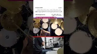 The snare accents are close to "3" in this one 😂