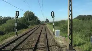 Train cab ride; Zupthen-Tilburg Industrieterrein (20240806)