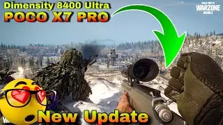 Warzone mobile season 3 update | warzone mobile lag fix | warzone mobile poco x7 pro high graphics