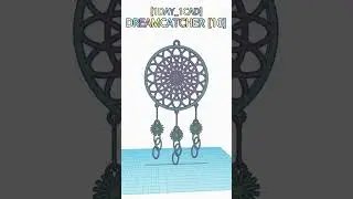 [1DAY_1CAD] DREAMCATCHER [10] #shorts #tinkercad #project