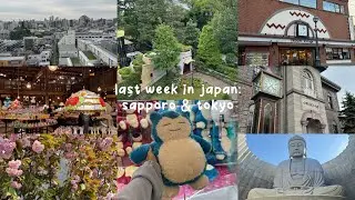 last week in japan: sapporo & tokyo! | otaru box museum, kirby cafe, ghibli museum, & disneyland