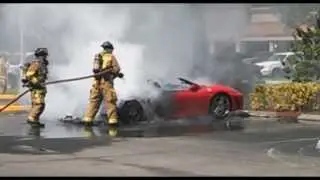 Ferrari F430 сгорела за несколько минут / Ferrari F430 on Fire