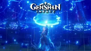Neuvillette gains back his Hydro Dragon Authority! | Genshin Impact [In-game Cutscene]