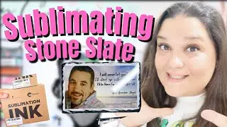 DIY Sublimation on Slate | Easy Sublimation Tutorial | Design on Canva and press! Start to finish