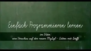 Vorschau Tutorial MySql Editor